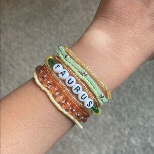 Taurus Beaded Bracelet Set
